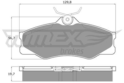 TOMEX Brakes TX 11-66 Číslo výrobce: 11-66. EAN: 5906485552087.