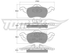 TOMEX Brakes TX 12-17