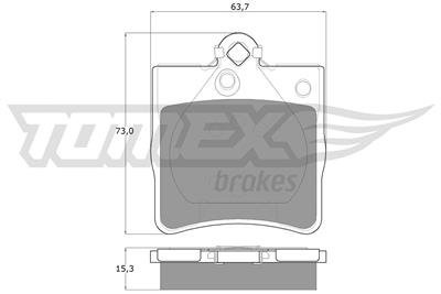 TOMEX Brakes TX 12-29 Číslo výrobce: 12-29. EAN: 5906485553220.