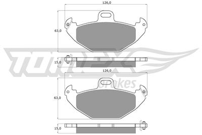 TOMEX Brakes TX 12-38 Číslo výrobce: 12-38. EAN: 5906485553350.