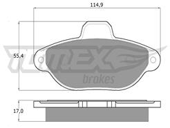 TOMEX Brakes TX 12-41