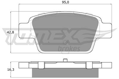 TOMEX Brakes TX 12-51 Číslo výrobce: 12-51. EAN: 5906485553848.