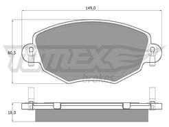 TOMEX Brakes TX 12-58