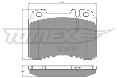 TOMEX Brakes TX 12-711 Číslo výrobce: 21153. EAN: 5901646601840.