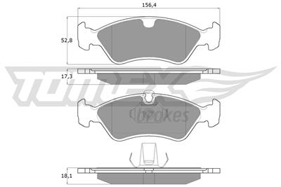 TOMEX Brakes TX 12-98 Číslo výrobce: 12-98. EAN: 5906485553398.
