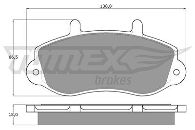 TOMEX Brakes TX 13-01 Číslo výrobce: 13-01. EAN: 5906485553725.