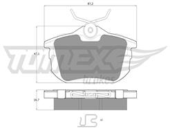 TOMEX Brakes TX 13-07