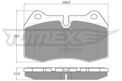 TOMEX Brakes TX 13-24 Číslo výrobce: 13-24. EAN: 5906485555651.