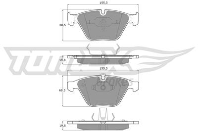 TOMEX Brakes TX 13-25 Číslo výrobce: 13-25. EAN: 5906485555668.