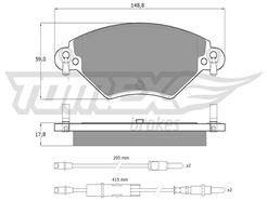 TOMEX Brakes TX 13-31
