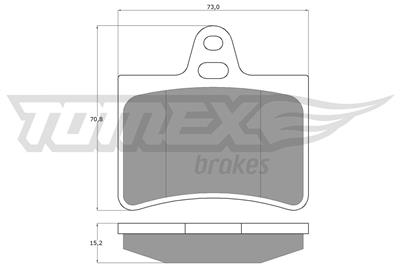 TOMEX Brakes TX 13-33 Číslo výrobce: 13-33. EAN: 5906485555736.