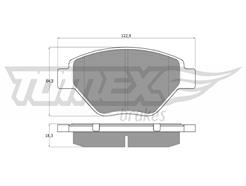 TOMEX Brakes TX 13-53