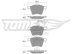 TOMEX Brakes TX 13-58