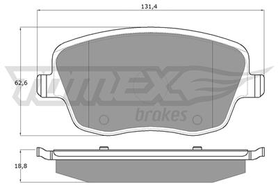 TOMEX Brakes TX 13-59 Číslo výrobce: 13-59. EAN: 5906485555941.