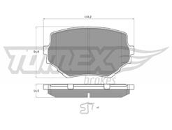 TOMEX Brakes TX 13-60