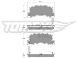 TOMEX Brakes TX 13-66