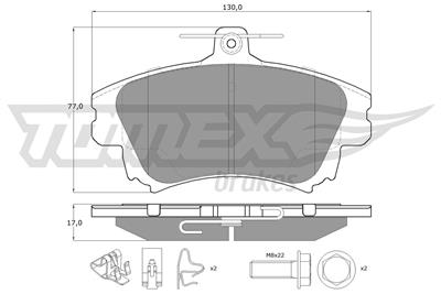 TOMEX Brakes TX 14-03 Číslo výrobce: 14-03. EAN: 5906485556641.