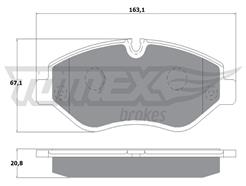 TOMEX Brakes TX 14-25