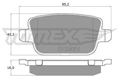 TOMEX Brakes TX 14-48 Číslo výrobce: 14-48. EAN: 5906485559277.