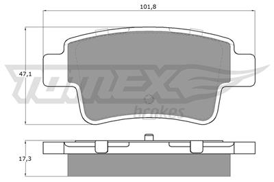 TOMEX Brakes TX 14-62 Číslo výrobce: 14-62. EAN: 5901646646391.