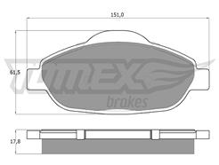 TOMEX Brakes TX 14-66