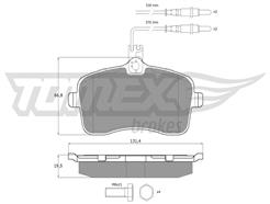 TOMEX Brakes TX 14-67