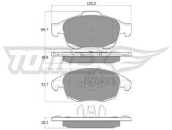 TOMEX Brakes TX 14-84