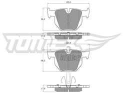 TOMEX Brakes TX 15-14
