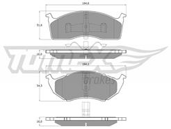 TOMEX Brakes TX 15-34