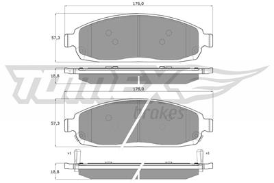 TOMEX Brakes TX 15-52 Číslo výrobce: 15-52. EAN: 5901646643352.