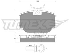 TOMEX Brakes TX 15-59