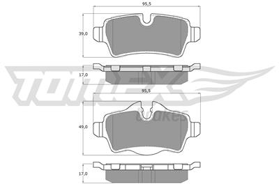 TOMEX Brakes TX 16-05 Číslo výrobce: 16-05. EAN: 5901646640054.