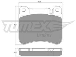 TOMEX Brakes TX 16-20