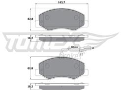 TOMEX Brakes TX 16-49