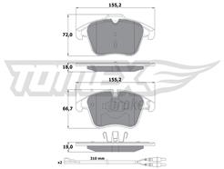 TOMEX Brakes TX 16-55
