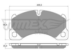 TOMEX Brakes TX 16-71