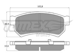 TOMEX Brakes TX 16-77