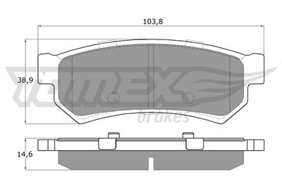 TOMEX Brakes TX 16-77 Číslo výrobce: 16-77. EAN: 5901646643765.