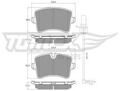 TOMEX Brakes TX 16-81