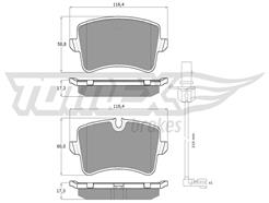 TOMEX Brakes TX 16-82