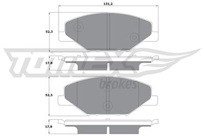 TOMEX Brakes TX 16-98 Číslo výrobce: 16-98. EAN: 5901646643642.