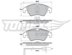 TOMEX Brakes TX 17-13