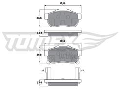 TOMEX Brakes TX 17-22