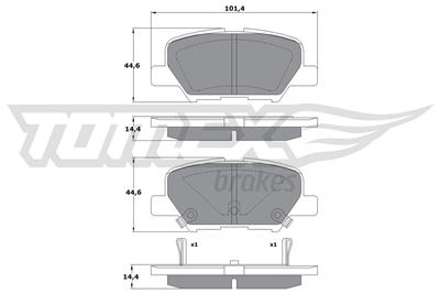 TOMEX Brakes TX 17-30 Číslo výrobce: 17-30. EAN: 5901646645158.