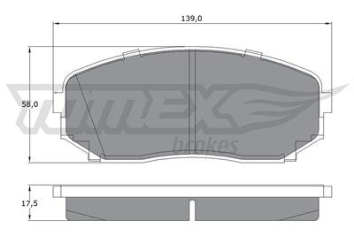 TOMEX Brakes TX 17-42 Číslo výrobce: 17-42. EAN: 5901646645264.