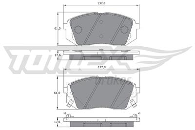 TOMEX Brakes TX 17-47 Číslo výrobce: 17-47. EAN: 5901646645318.