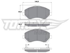 TOMEX Brakes TX 17-67
