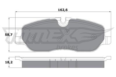 TOMEX Brakes TX 17-71 Číslo výrobce: 17-71. EAN: 5901646645547.