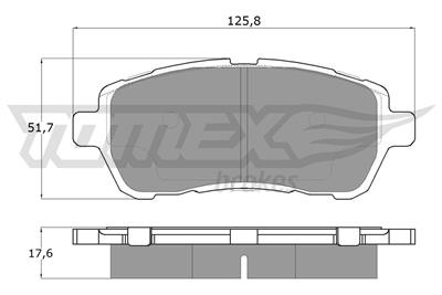 TOMEX Brakes TX 17-95 Číslo výrobce: 17-95. EAN: 5901646646179.
