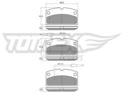 TOMEX Brakes TX 18-82